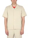 Howlin' Howlin Stylish Bowling Neck Cocktail Shirt For Men In Neutral