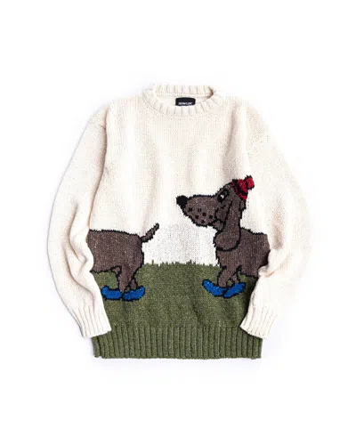 Howlin' Howlin Stylish Pullover Sweater For Men - Fw25 Collection In White