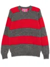 Howlin' Howlin Shaggy Bear Stripes Sweater In Thunder