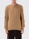 Howlin' Brown Crewneck Wool Sweater In Neutral