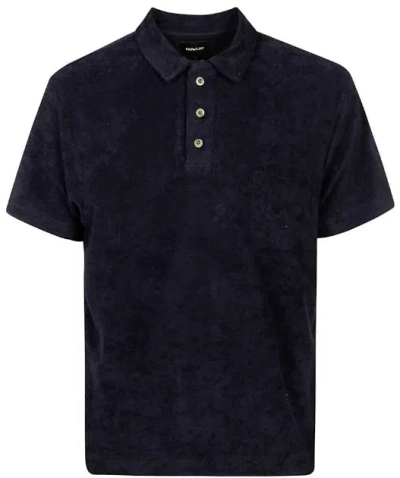 Howlin' Sponge Terry-cloth Polo Shirt In Blue