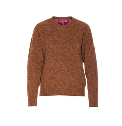 Howlin' Shaggy Bear Sweater In Brown