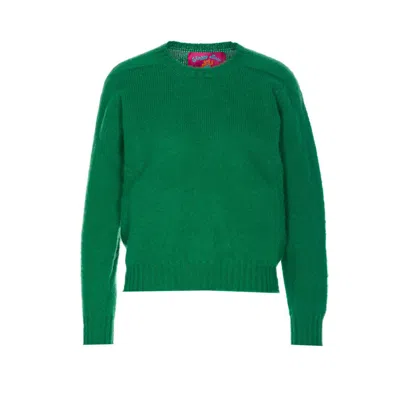 Howlin' Shaggy Bear Sweater In Green