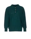 Howlin' Long Sleeve Ghost Pressure Knit Sweater In Green