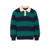 Howlin' Striped Crewneck Sweater Long Sleeves In Multi