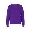 Howlin' Shaggy Bear Sweater In Purple