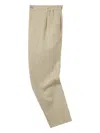 Howlin' Textured Stretch-cotton Trousers In Neutral
