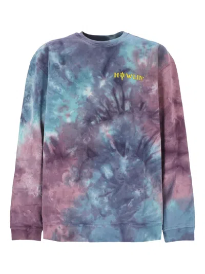 Howlin' Tie-dye Print Sweatshirt In Purple