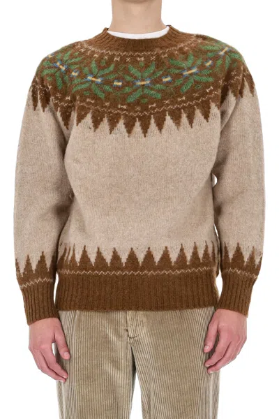 Howlin' Howlin Unisex Voodoo Mini Sweater In Brown