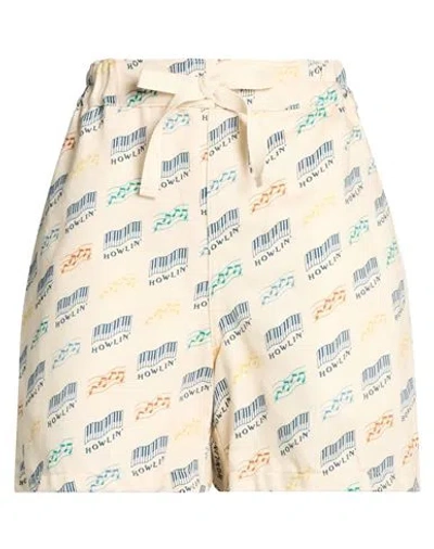 Howlin' Woman Shorts & Bermuda Shorts Beige Size L Cotton, Hemp In Sand