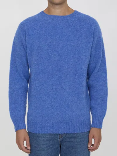 Howlin' Howlin Wool Jersey. In Blue