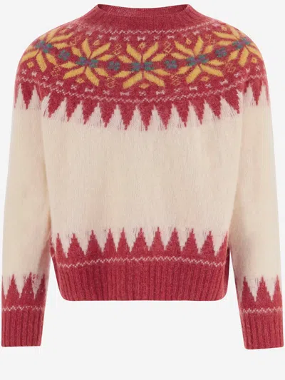 HOWLIN' HOWLIN WOOL SWEATER WITH JACQUARD PATTERN