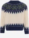 Howlin' Howlin Wool Sweater With Jacquard Pattern In Multi