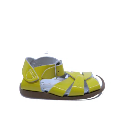 Pre-owned Hoy Saltwater Kids' Girls Yellow Sandals