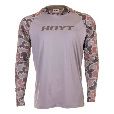 Hoyt Men's  Sun Long Sleeve Hooded T-shirt In Pink