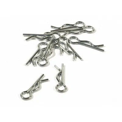 Hpi Racing 6 Mm Medium Body Pin, Silver - 20 Piece
