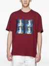 Hpnx Photographic-print T-shirt In Red