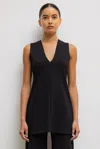 Leset Rio V Tunic In Black