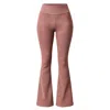 Hrmn8 Women's Rose Gold Takeover Flare Leggings In Pink