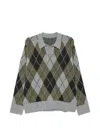 Hōsio Argyle-knit Sweater In Multi