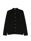 Hōsio Buttoned Cardigan In Black