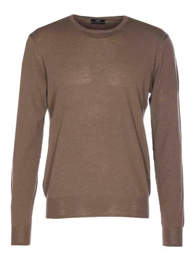 Hōsio Long Sleeves T-shirt In Brown