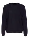 Hōsio Crewneck Long-sleeves Sweater In Black