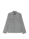 Hōsio Flap-pocket Jacket In Gray