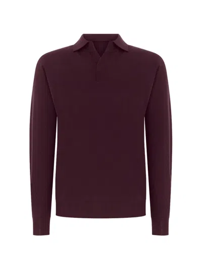 Hōsio Maglieria Sweater In Purple