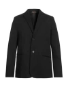Hōsio Man Blazer Black Size 42 Cotton, Elastane