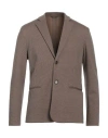 Hōsio Man Blazer Camel Size 38 Viscose, Polyamide, Elastane In Beige