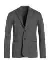 Hōsio Man Blazer Lead Size 42 Viscose, Polyamide, Elastane In Grey