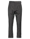Hōsio Man Pants Charcoal Size 34 Viscose, Polyester In Grey