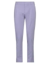 Hōsio Man Pants Lilac Size 34 Cotton, Polyamide, Elastane In Purple