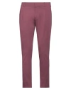 Hōsio Man Pants Mauve Size 38 Cotton, Polyamide, Elastane