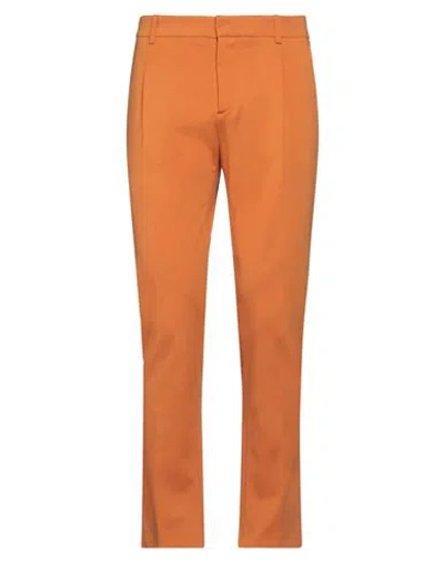 HŌSIO HŌSIO MAN PANTS ORANGE SIZE 34 COTTON, POLYAMIDE, ELASTANE