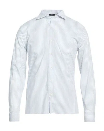 Hōsio Man Shirt Azure Size M Cotton In Multi