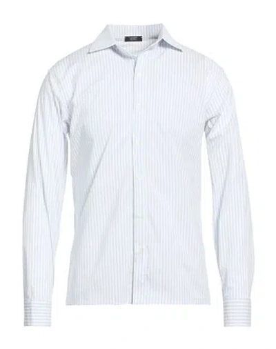 Hōsio Man Shirt Blue Size L Cotton In White
