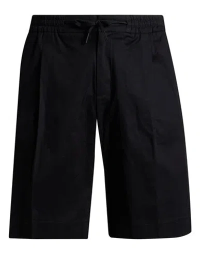 Hōsio Man Shorts & Bermuda Shorts Black Size 34 Cotton, Elastane