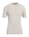 Hōsio Man Sweater Beige Size Xl Cotton In Beige