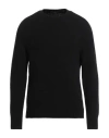 Hōsio Man Sweater Black Size L Wool, Polyamide