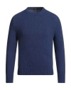 Hōsio Man Sweater Blue Size S Wool, Polyamide