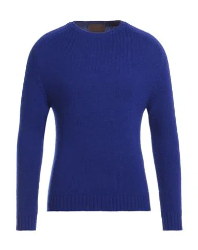 Hōsio Man Sweater Bright Blue Size S Wool, Polyamide
