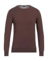 Hōsio Man Sweater Dark Brown Size M Cotton