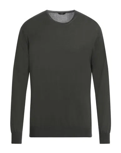 Hōsio Man Sweater Dark Green Size Xl Cotton