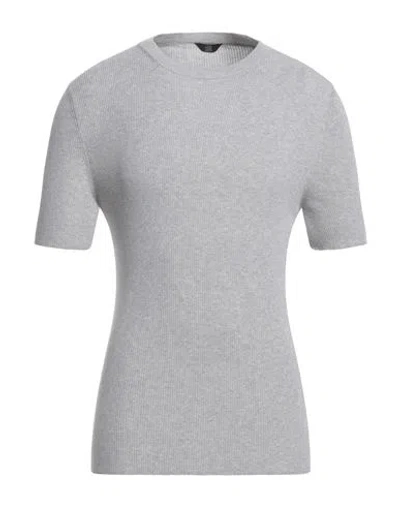 Hōsio Man Sweater Light Grey Size Xl Cotton