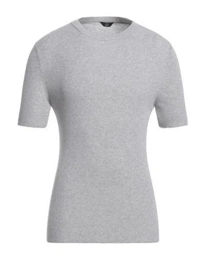 Hōsio Man Sweater Light Grey Size L Cotton