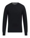 Hōsio Man Sweater Midnight Blue Size L Cotton, Viscose In Blue