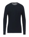 HŌSIO HŌSIO MAN SWEATER MIDNIGHT BLUE SIZE L COTTON, VISCOSE