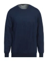 Hōsio Man Sweater Midnight Blue Size Xxl Cotton